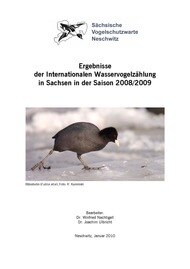 Ansicht der Broschüre Wasservogelbericht 2008-2009